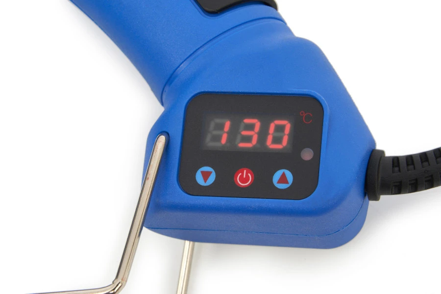 HBM 500 Watt 11 Mm. Professioneel Lijmpistool Met Verstelbare Temperatuur En Digitaal Display - Afbeelding 5