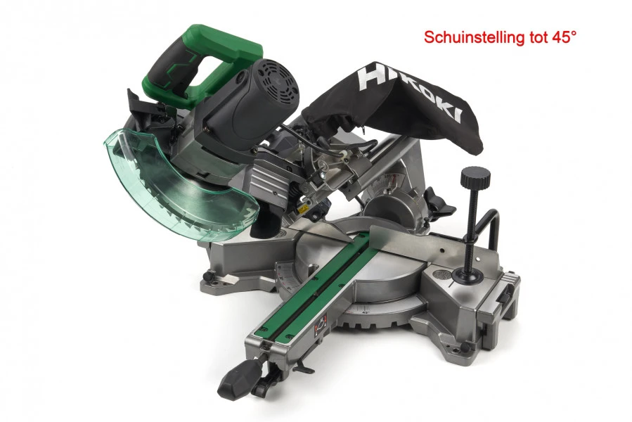 HiKOKI C8FSHG WAZ 1100 Watt Radiaalzaag, Afkortzaag, Trekzaag - Afbeelding 5