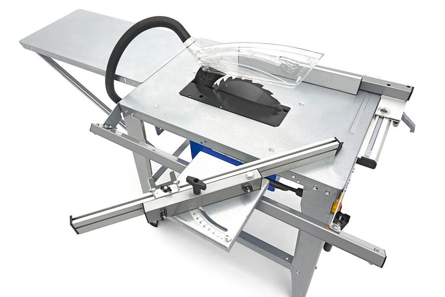 HBM 2000 Watt Cirkelzaagtafel Met Roltafel En 315 Mm Zaagblad - Afbeelding 6