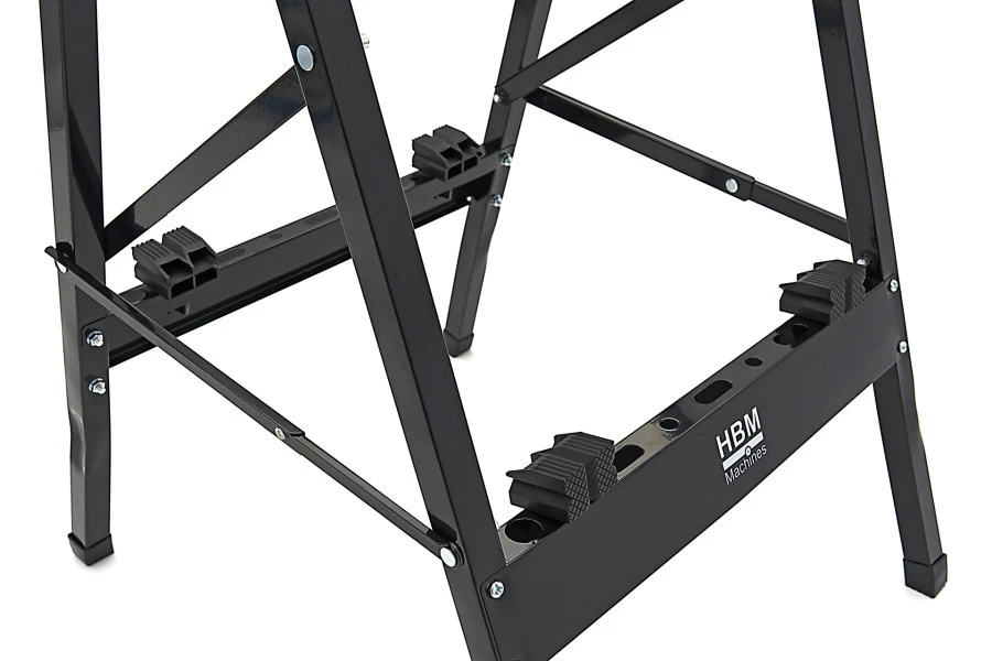HBM Heavy Duty Opvouwbare Draagbare Werkbank Met Kantelbaar Werkblad En 150 Kg. Capaciteit - Afbeelding 10